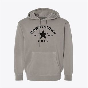 Mowrystown Ohio Star Pigment-Dyed Hoodie