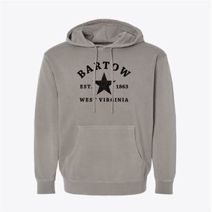 Bartow West Virginia Star Pigment-Dyed Hoodie