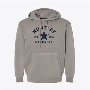 Huntley Nebraska Star Pigment-Dyed Hoodie