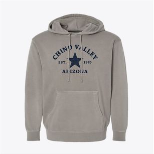 Chino Valley Arizona Star Pigment-Dyed Hoodie
