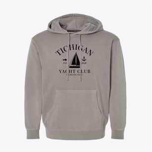 Tichigan Wisconsin Yacht Club Pigment-Dyed Hoodie