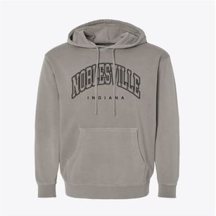 Noblesville Indiana Inline Pigment-Dyed Hoodie