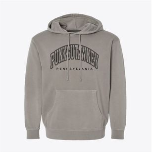 Punxsutawney Pennsylvania Inline Pigment-Dyed Hoodie