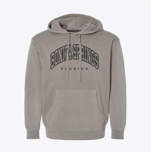 Bonita Springs Florida Inline Pigment-Dyed Hoodie