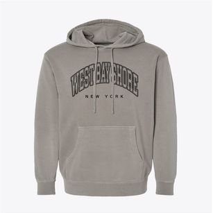 West Bay Shore New York Inline Pigment-Dyed Hoodie