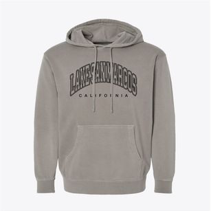 Lake San Marcos California Inline Pigment-Dyed Hoodie
