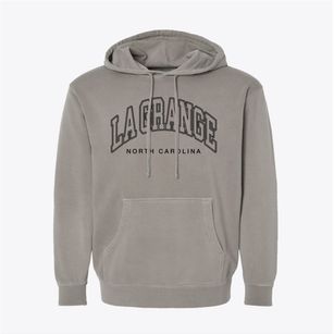 La Grange North Carolina Inline Pigment-Dyed Hoodie