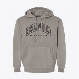 Belleville Wisconsin Inline Pigment-Dyed Hoodie
