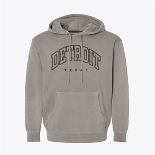 Detroit Texas Inline Pigment-Dyed Hoodie