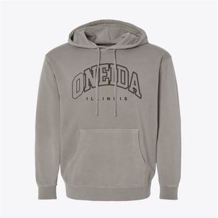 Oneida Illinois Inline Pigment-Dyed Hoodie