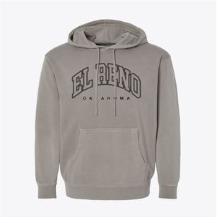 El Reno Oklahoma Inline Pigment-Dyed Hoodie