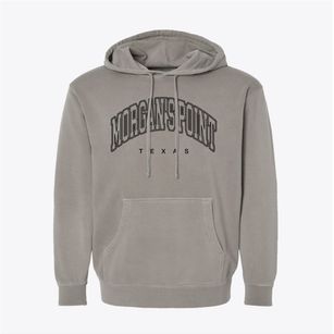Morgan's Point Texas Inline Pigment-Dyed Hoodie