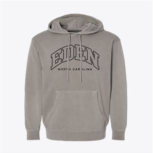 Eden North Carolina Inline Pigment-Dyed Hoodie