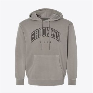 Brooklyn Ohio Inline Pigment-Dyed Hoodie