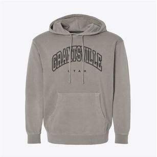 Grantsville Utah Inline Pigment-Dyed Hoodie
