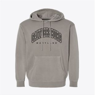 Gaithersburg Maryland Inline Pigment-Dyed Hoodie