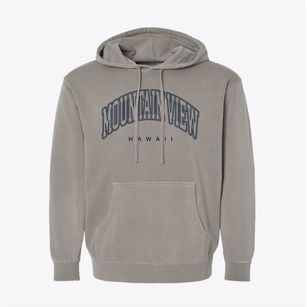 Mountain View Hawaii Inline Pigment-Dyed Hoodie