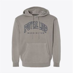Puyallup Washington Inline Pigment-Dyed Hoodie