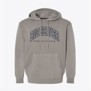 Big Beaver Pennsylvania Inline Pigment-Dyed Hoodie