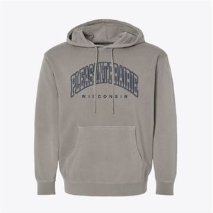 Pleasant Prairie Wisconsin Inline Pigment-Dyed Hoodie