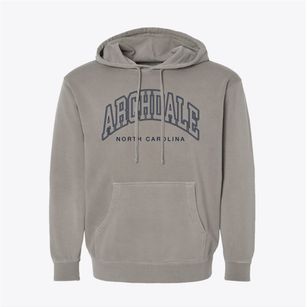 Archdale North Carolina Inline Pigment-Dyed Hoodie
