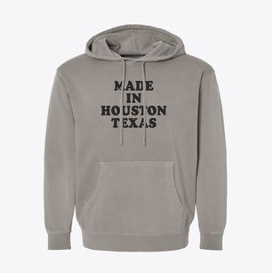 Houston Texas Classic 70s Pigment-Dyed Hoodie