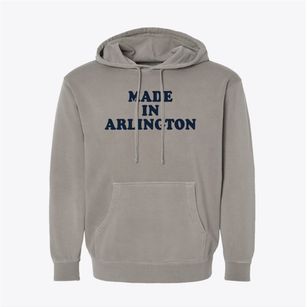 Arlington Massachusetts Classic 70s Pigment-Dyed Hoodie
