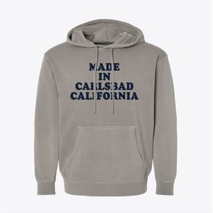 Carlsbad California Classic 70s Pigment-Dyed Hoodie