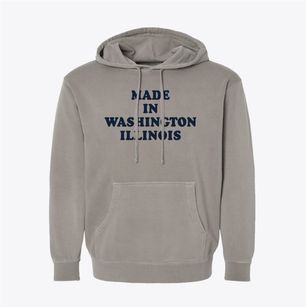 Washington Illinois Classic 70s Pigment-Dyed Hoodie