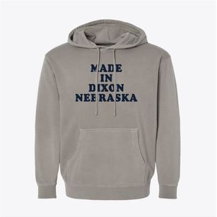 Dixon Nebraska Classic 70s Pigment-Dyed Hoodie