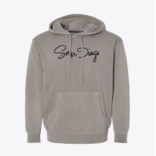 San Diego California Freestyle Pigment-Dyed Hoodie
