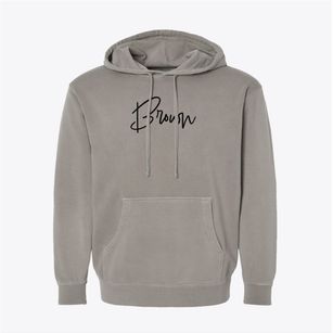 Brown Pennsylvania Freestyle Pigment-Dyed Hoodie
