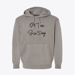 Old Town San Diego California Freestyle Pigment-Dyed Hoodie