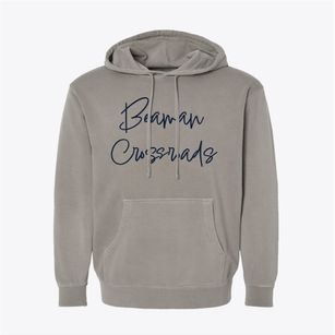 Beaman Crossroads North Carolina Freestyle Pigment-Dyed Hoodie