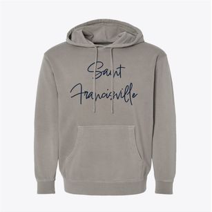 St. Francisville Illinois Freestyle Pigment-Dyed Hoodie