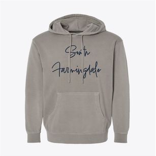 South Farmingdale New York Freestyle Pigment-Dyed Hoodie