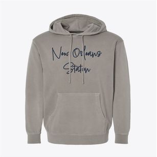 New Orleans Station Louisiana Freestyle Pigment-Dyed Hoodie