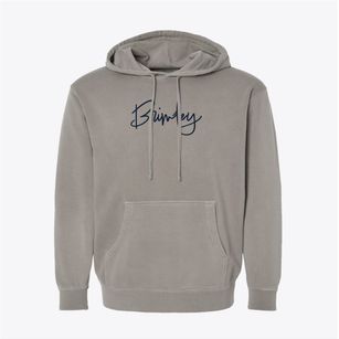 Brimley Michigan Freestyle Pigment-Dyed Hoodie