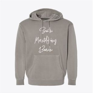 South Mantoloking Beach New Jersey Freestyle Pigment-Dyed Hoodie