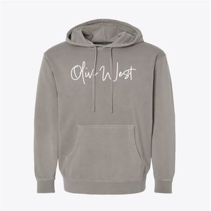 Olive West Arizona Freestyle Pigment-Dyed Hoodie