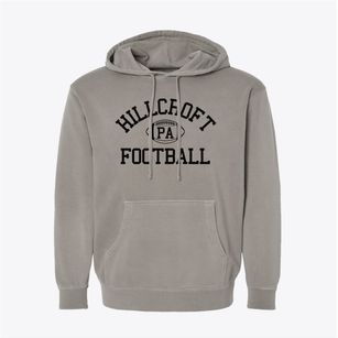 Hillcroft Pennsylvania Football Pigment-Dyed Hoodie