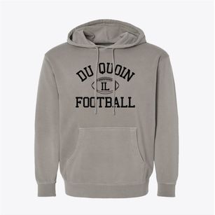 Du Quoin Illinois Football Pigment-Dyed Hoodie