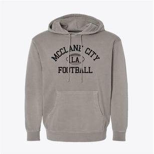 Mcclane City Louisiana Football Pigment-Dyed Hoodie