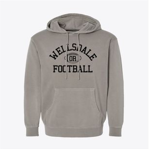 Wellsdale Oregon Football Pigment-Dyed Hoodie