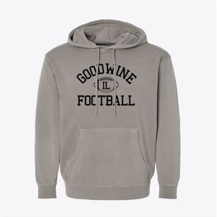Goodwine Illinois Football Pigment-Dyed Hoodie