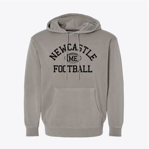 Newcastle Maine Football Pigment-Dyed Hoodie