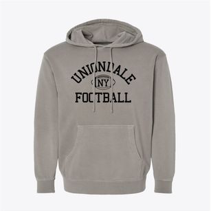 Uniondale New York Football Pigment-Dyed Hoodie