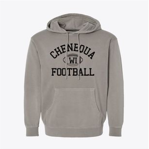 Chenequa Wisconsin Football Pigment-Dyed Hoodie