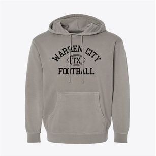 Warren City Texas Football Pigment-Dyed Hoodie