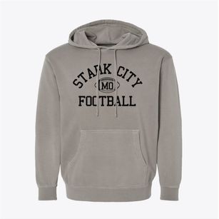 Stark City Missouri Football Pigment-Dyed Hoodie